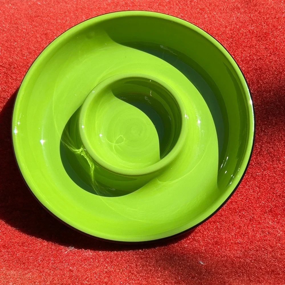 Margarita Salt Bowl Plate Crate & Barrel Fiesta Style